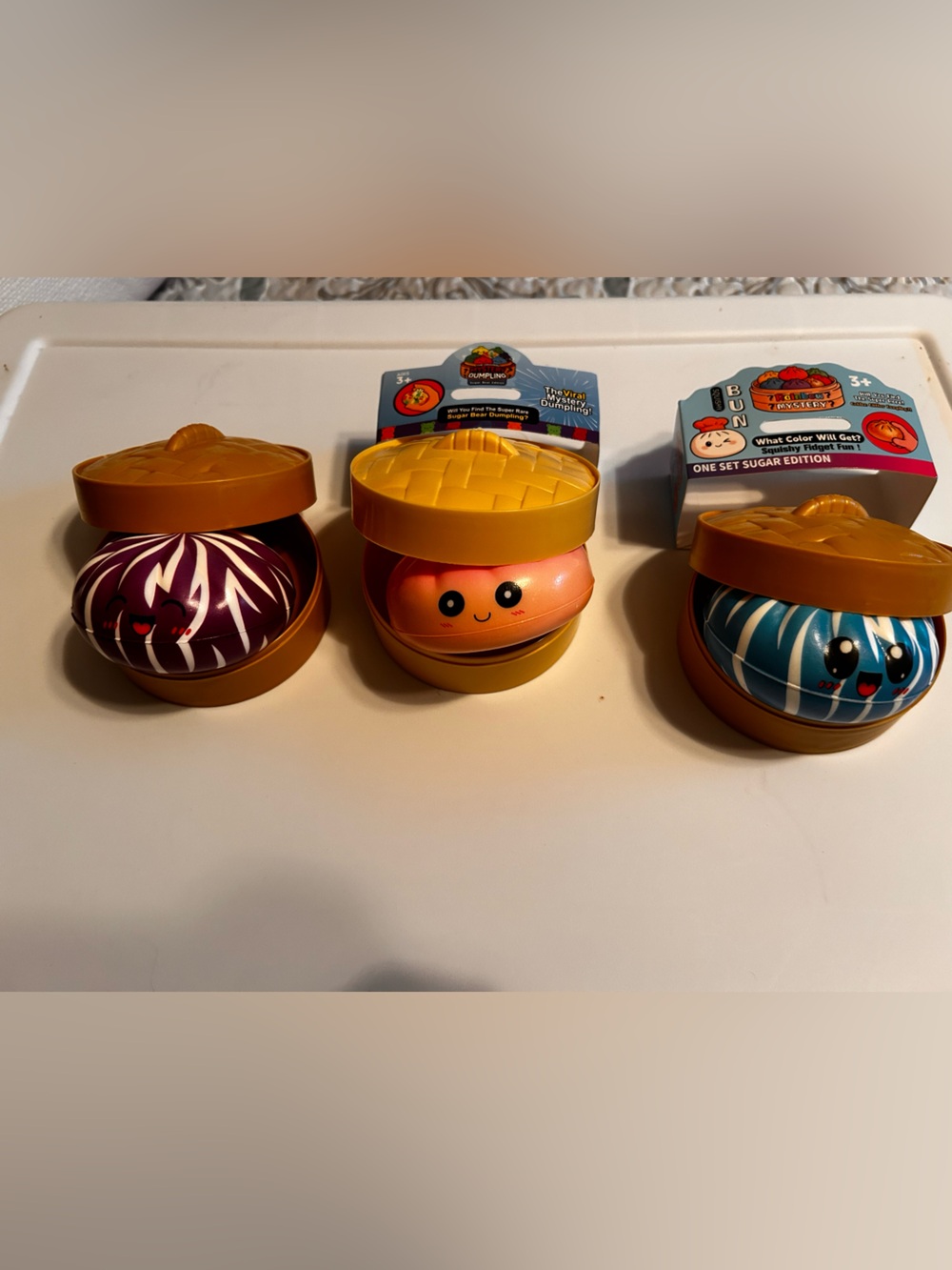 Foam squishy dumplings. These are foam! Opened but not used.